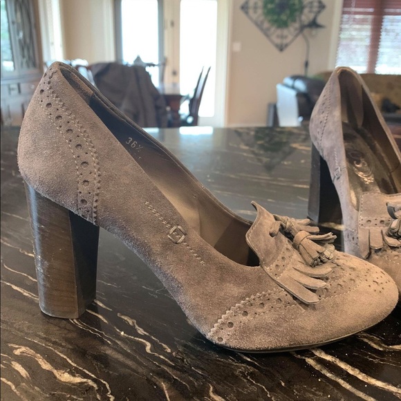 Tods grey suede heels - Picture 4 of 4